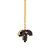 Brinco Rommanel Formado Por 8 Cristais Navete (Par) De 05X10Mm Tendo Palito Entre ElesMed 8,3 Cm X 1,5 Cm - Imagem 2
