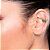 Brinco Rommanel Piercing De Pressão, Composto Por 3 Cristais Redondos De 4,0 Mm Med 1,40 Cm De Diâmetro(Joia Licenciada - Imagem 4