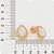 Brinco Rommanel Formato Gota Cravejado Por 146 Zircônias De 1,0 Mm, Com 2 Cristais Gota De 10X14 Mm Ao Centro (Par)Med 2 - Imagem 3