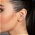 Brinco Rommanel Piercing De Pressão Composto Por 12 Pérolas Sintéticas De 4Mm Med 2,0 Cm De Diâmetro(Joia Licenciada Col - Imagem 4