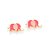 Brinco Rommanel No Formato De Elefante Com Aplicação De ResinaMed 0,80 Cm X 1,5 Cm - Imagem 1