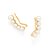 Brinco Rommanel Ear Cuff Composto Por 8 Pérolas Sintéticas De 4 Mm, E 2 Pérolas Sintéticas De 5 MmMed 2,0 Cm X 0,50 Cm ( - Imagem 2