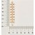 Maxi Brinco Rommanel Luxo Composto Por 34 Zircônias Navetes De 4X8 MmMed 6,9 Cm X 1,2 Cm (Joia Licenciada Coleção Ana Hi - Imagem 3