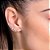 Brinco Rommanel Ear Cuff Formado Por 14 Zircônias Formato Coração De 5X3 Mm (Par)Med 4,10 X 0,50 Cm(Joia Licenciada Cole - Imagem 3