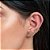Brinco Rommanel Ear Cuff Formado Por 6 Borboletas Vazadas (Par)Med 3,3 Cm X 1,5 Cm - Imagem 3