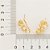 Brinco Rommanel Ear Cuff Composto Por 8 Pérolas Sintéticas De 4,0 Mm, 4 Meias Esferas De 5,0 Mm E 6 Meias Esferas De 6,0 - Imagem 2