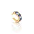 Brinco Rommanel Piercing De Pressão Cravejado Por 9 Zircônias Navetes De 2,5 X 5 MmMed 1,5 Cm De Diâmetro(Joia Licenciad - Imagem 1