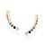 Brinco Rommanel Ear Cuff Cravejado Por 4 Zircônias De 3,0 Mm, 4 Zircônias De 2,5 Mm, 4 Zircônias De 2,0 Mm, 6 Zircônias - Imagem 1