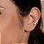 Brinco Rommanel Piercing De Pressão Cravejado Por 12 Zircônias De 1,25 Mm E 2 Zircônias Gota De 4X6 MmMed 1,3 Cm De Diâm - Imagem 3