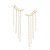 Brinco Rommanel Ear Cuff Formado Por 2 Pérolas De 7Mm,2 Pérolas De 6Mm,2 Pérolas De 5Mm,2 Pérolas De 4Mm,2 Pérolas De 3M - Imagem 2