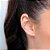 Brinco Rommanel Piercing De Pressão Composto Por 4 Corações VazadosMed 1,9 Cm X 0,40 Cm X 1,1 Cm De Diâmetro - Imagem 3