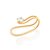 Brinco Rommanel Piercing De Pressão Aro Duplo, Composto Por 1 Zircônia De 5,00 MmMed 2,3 Cm X 1,1 Cm(Joia Licenciada Col - Imagem 2