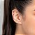 Brinco Rommanel Piercing De Pressão Aro Duplo, Composto Por 1 Zircônia De 5,00 MmMed 2,3 Cm X 1,1 Cm(Joia Licenciada Col - Imagem 4