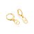 Brinco Rommanel Argola Composto Por Tampinha De Latinha PenduradaMed 2,5 Cm X 1,3 Cm - Imagem 2