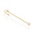 Brinco Rommanel Ear Climber Composto Por 1 Zircônia De 4,0 Mm E 1 Zircônia De 5,0 MmMed 6,1 Cm X 0,6 Cm(Joia Licenciada - Imagem 1