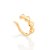 Brinco Rommanel Piercing De Pressão, Composto Por 4 CoraçõesMed 1,3 Cm De Diâmetro(Joia Licenciada Cápsula Ss) - Imagem 1