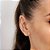 Brinco Rommanel Ear Climber Com Aro Trabahado Por Pequenos Riscos E Esfera De 4,0 Mm Nas PontasMed 5,9 Cm X 0,2 Cm(Joia - Imagem 4