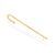 Brinco Rommanel Ear Climber Com Aro Trabahado Por Pequenos Riscos E Esfera De 4,0 Mm Nas PontasMed 5,9 Cm X 0,2 Cm(Joia - Imagem 1