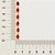 Brinco Rommanel Composto Por 12 Cristais Gotas De 4X6 Mm (Par)Med 5,8 Cm X 0,50 Cm - Imagem 3