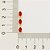 Brinco Rommanel Composto Por 6 Cristais Gotas De 4X6 Mm (Par)Med 2,6 M X 0,50 Cm - Imagem 3