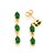 Brinco Rommanel Composto Por 6 Cristais Gotas De 4X6 Mm (Par) Med 2,6 M X 0,50 Cm - Imagem 2