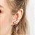 Brinco Rommanel Ear Cuff Composto Por 2 Pérolas Sintéticas De 3Mm, 2 Pérolas De 4Mm, 2 Pérolas De 5Mm, 2 Pérolas De 6Mm - Imagem 4