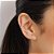 Brinco Rommanel Piercing De Pressão Com Aro Triplo, Composto Por 3 Corações Med 1,0 Cm (Altura) X 0,90 Cm De Diâmetro - Imagem 3