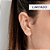Brinco Rommanel Ear Climber Com Simbolo Geométrico Triangular  Med  7,50 Cm(Joia Licenciada Coleção Giovanna Antonelli) - Imagem 3