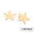 Brinco Rommanel Botão Formato De Estrela Med 2,7 Cm X 2,7 Cm (Joia Licenciada Coleção Giovanna Antonelli) - Imagem 1