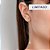 Brinco Rommanel Ear Wrap Estrela Composto Por Corrente De Elo Português Com  Estrelas Penduradas Nas Pontas Med 13 Cm X - Imagem 3