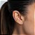 Brinco Rommanel Piercing De Pressão Com Aro Torcido Ao Centro,Med 1,3 Cm (Joia Licenciada Coleção Giovanna Antonelli) - Imagem 3
