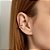 Brinco Rommanel Piercing De Pressão Texturizado E Torcido Ao Centro,Med 1,2 Cm (Joia Licen, Coleção Ana Hickmann) - Imagem 3