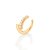 Brinco Piercing De Pressão Cravejado Por 3 Zircônias De 1,0 Mm, 2 Zircônias De 1,25 Mm, 1 Zircônia De 1,50 Mm E 1 Zircôn - Imagem 1