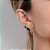 Brinco Ear Hook Duplo,Med 3,5 Cm X 1,3 Cm (Joia Licen, Coleção Ana Hickmann) - Imagem 4