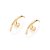 Brinco Ear Hook,
Med, 1,2 X 2,1 Cm,(Joia Licenciada Coleção Giovanna Antonelli) - Imagem 1
