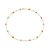 Gargantilha Rommanel "Choker" Formada Por Fio Palitos, Composta Por Cristais Redondos De 4,0 Mm. Med 37 Cm Ajustável 33 - Imagem 1