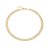 Gargantilha Rommanel Choker Formada Por Fio Losango Entrelaçado Com Esferas Med 38 Cm Ajustável 36 Cm - Imagem 1