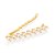 Presilha Rommanel De Cabelo Cravejada Por 16 Zircônias De 3X6 Mm Med 5,4 Cm X 0,90 Cm - Imagem 2