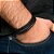Pulseira Rommanel Formada Por Couro Sintético Duplo, Composta Por Extensor De Aço 316  Med 22 E 20 Cm - Imagem 3