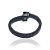 Pulseira Rommanel Formada Por Couro Sintético, Composta Por Fecho De Aço 316 Preto  Med 20Cm E 22Cm - Imagem 2