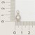 Pingente Rommanel Formato Oval, Cravejado Por 24 Zircônias De 0,80 Mm E 1 Zircônia Oval De 4X6 Mm Ao Centro Med 1,7 Cm X - Imagem 3