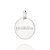 Pingente Rommanel Medalha Escrito Gratidão Ao Centro Med 1,8 Cm X 1,4 Cm - Imagem 1