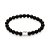 Pulseira Rommanel Shambala Formada Por 25 Pedras Sintéticas De 8,0 Mm, Composta Por Pingente Escrito Rommanel Com 3 Cruz - Imagem 1