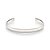 Bracelete Formado Por Aro Liso Abaulado Med  0,90 Cm X 7,0 Cm - 352016 - Imagem 2