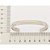 Bracelete Formado Por Aro Liso Abaulado Med  0,90 Cm X 7,0 Cm - 352016 - Imagem 3