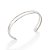 Bracelete Formado Por Aro Liso Abaulado Med  0,90 Cm X 7,0 Cm - 352016 - Imagem 1