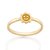 Anel Rommanel Skinny Ring Infantil Formado Por Detalhe No Formato Sol Com Aplicação De Resina - Imagem 1