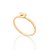 Anel Rommanel Infantil Skinny Ring, Com Borboleta Cravejada Por 1 Zircônia De 1,25 Mm - Imagem 1