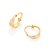 Brinco Rommanel Argola Infantil Com Detalhe Em Rhodium Med 1,2 Cm - Imagem 2