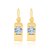 Brinco Rommanel Argola Infantil Com Cristal  Med 1,7 Cm - Imagem 2